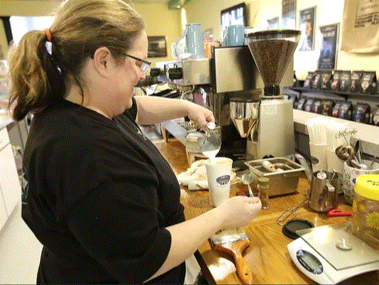 Annie Culver at Annie's Fountain City Café in Fond du Lac.