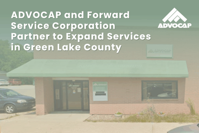 ADVOCAP and Forward Service Corporation Partner to Expand Services in Green Lake County